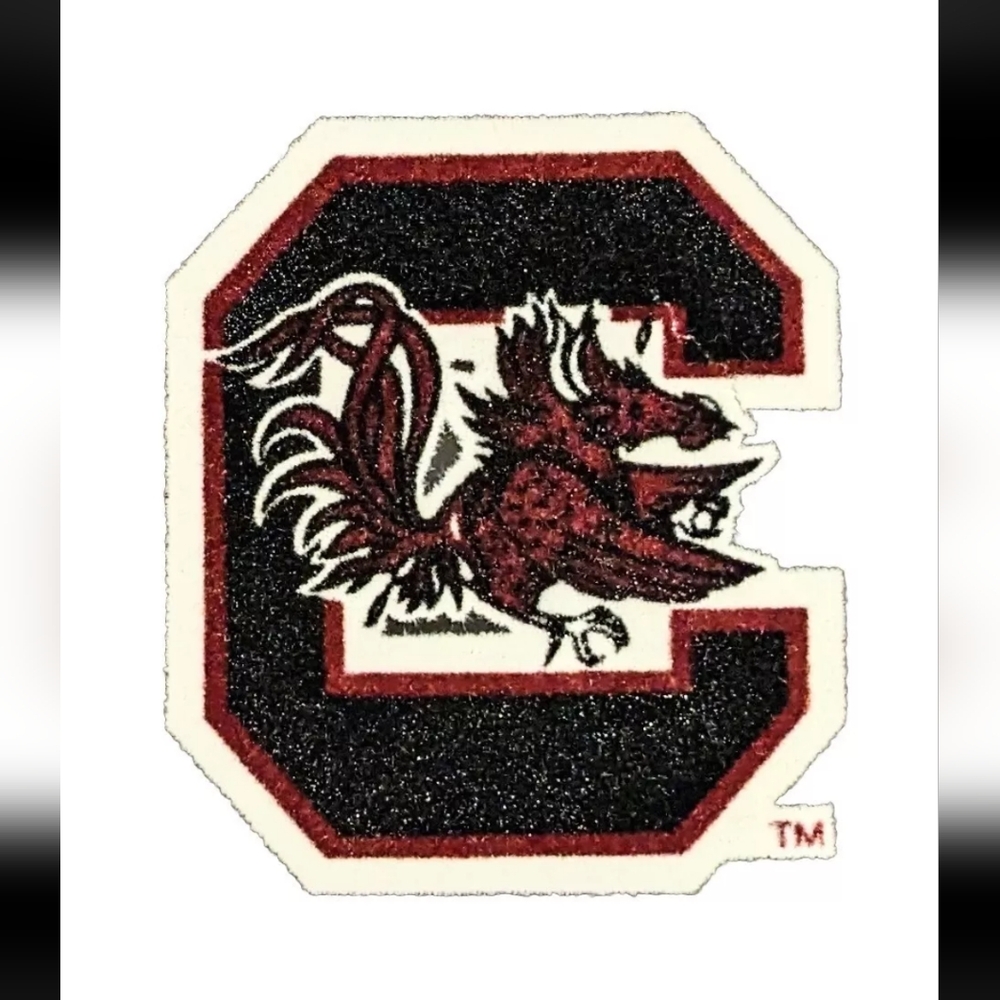 University of South Carolina Gamecocks Logo Felt Iron-On Patch
